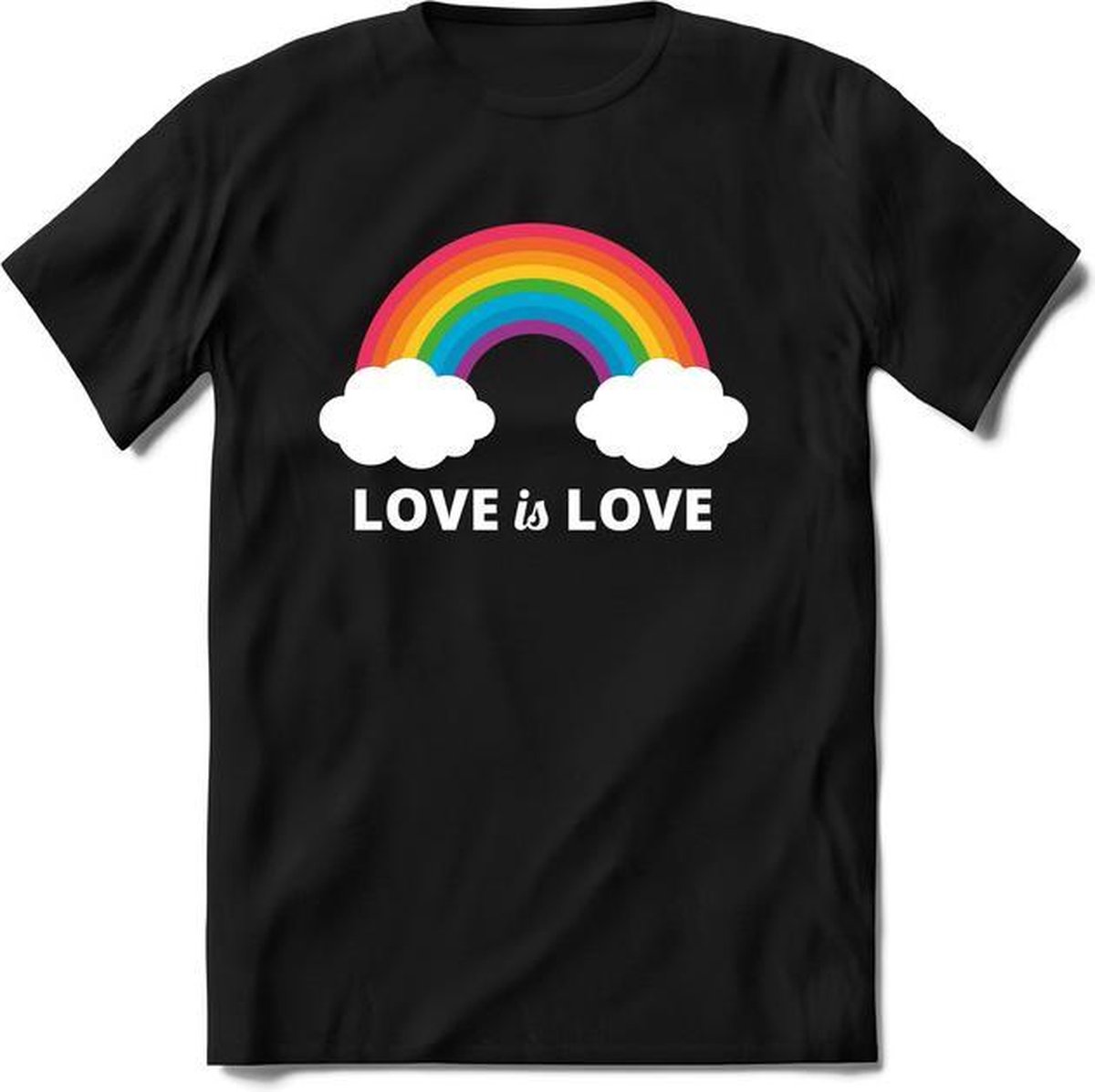 Love is love | Pride T-Shirt Heren - Dames - Unisex | LHBTI / LGBT / Gay / Homo / Lesbi |Cadeau Shirt | Grappige Love is Love Spreuken - Zinnen - Teksten